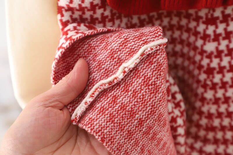 Herringbone winter dress