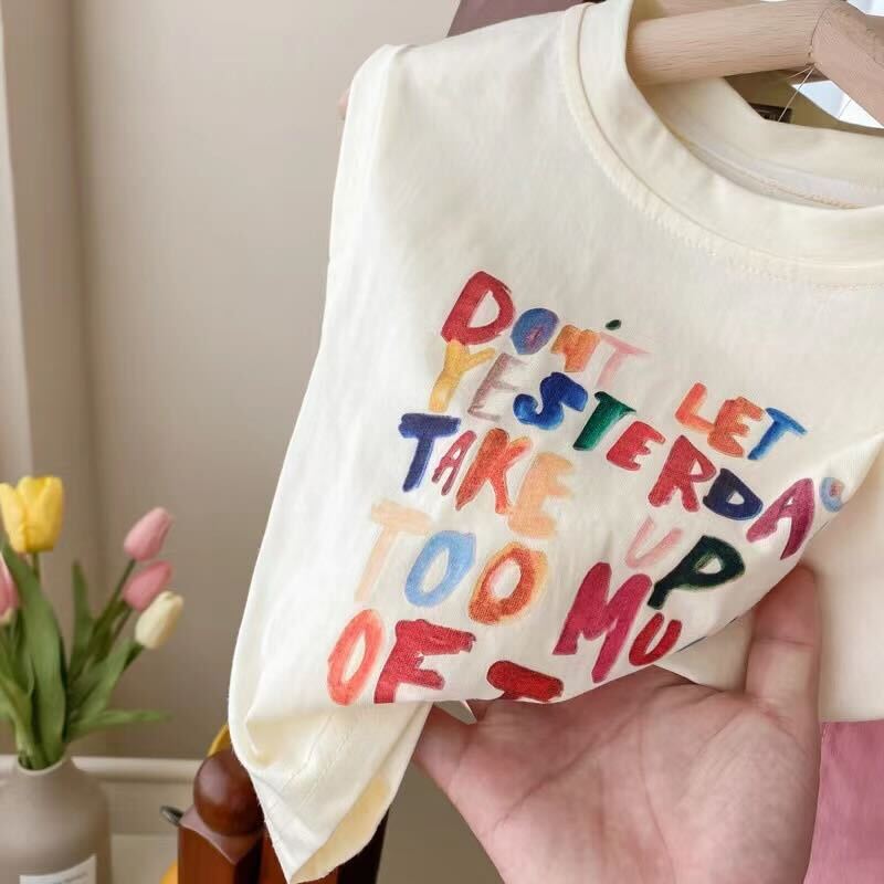 Printed T-shirt and skirt set