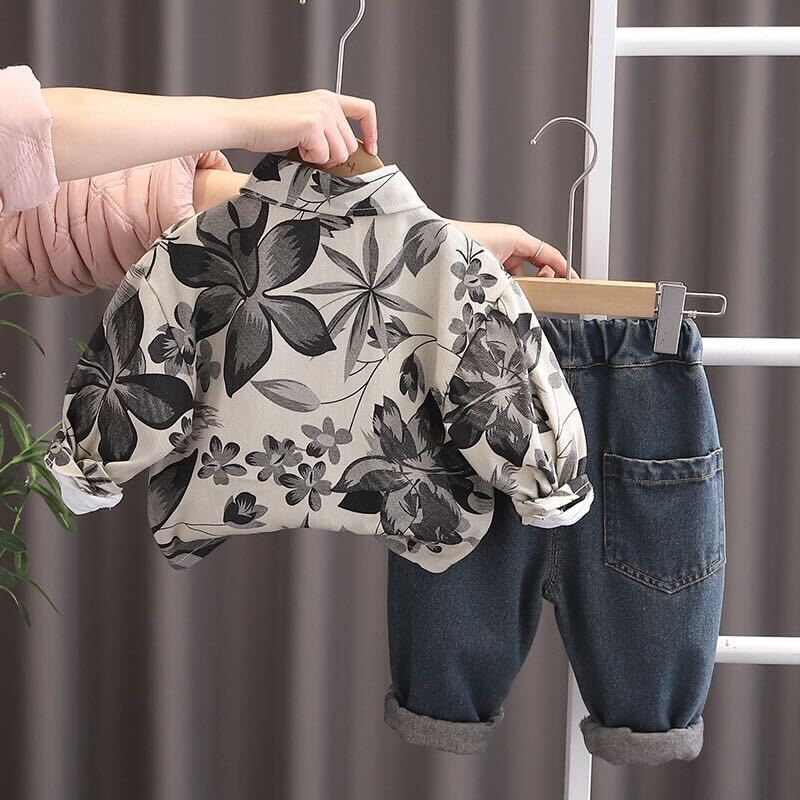 Floral summer three piece set