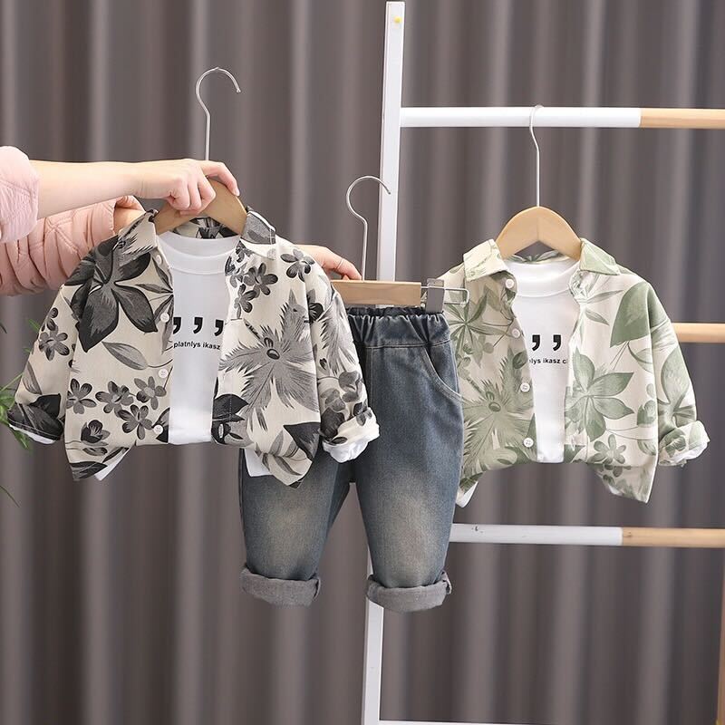 Floral summer three piece set