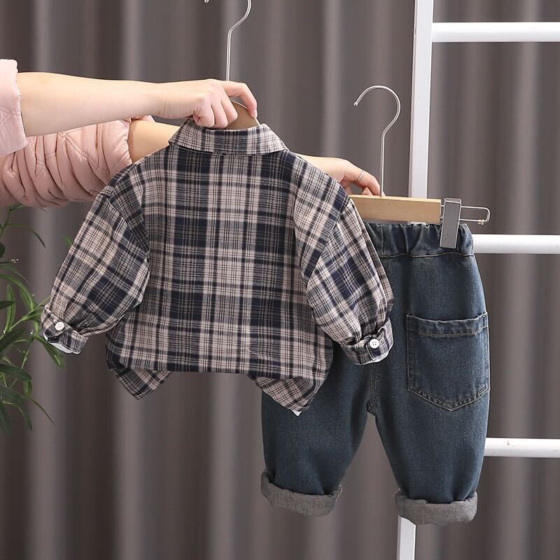 Checkered three piece set