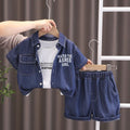 denim co-ord with t-shirt