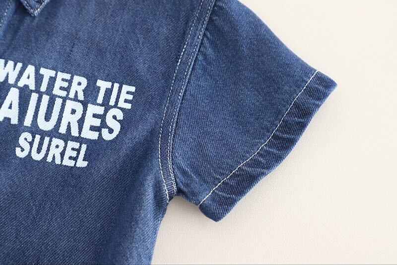 denim co-ord with t-shirt