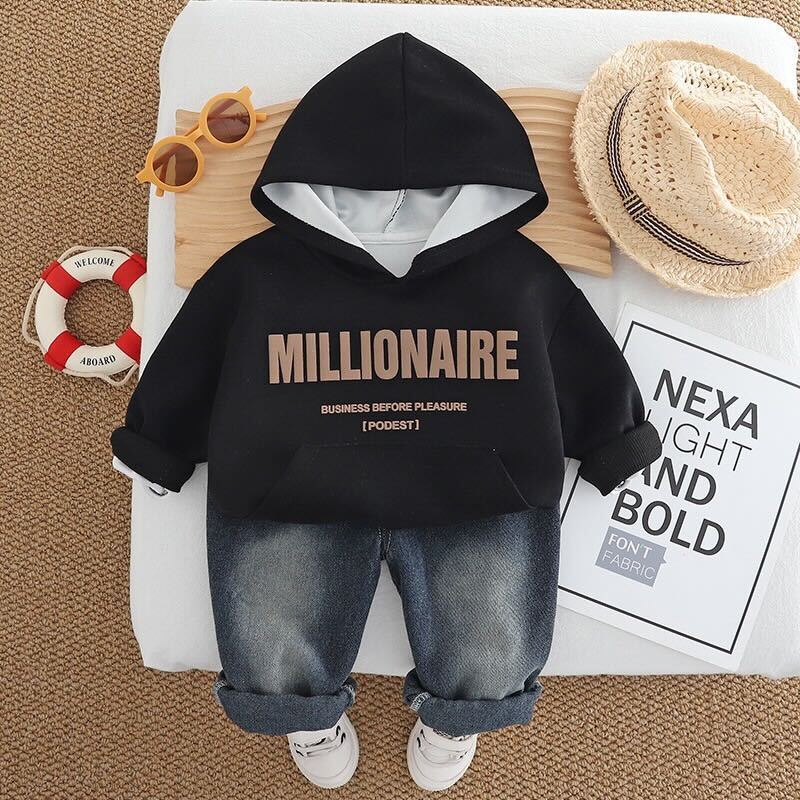Millionaire hoodie and denim set