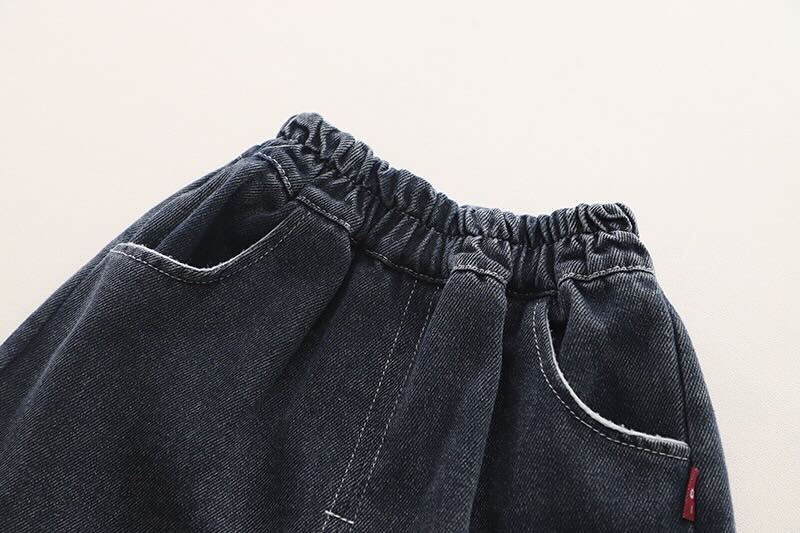 Checks shirt with full sleeves tshirt and denim pants set