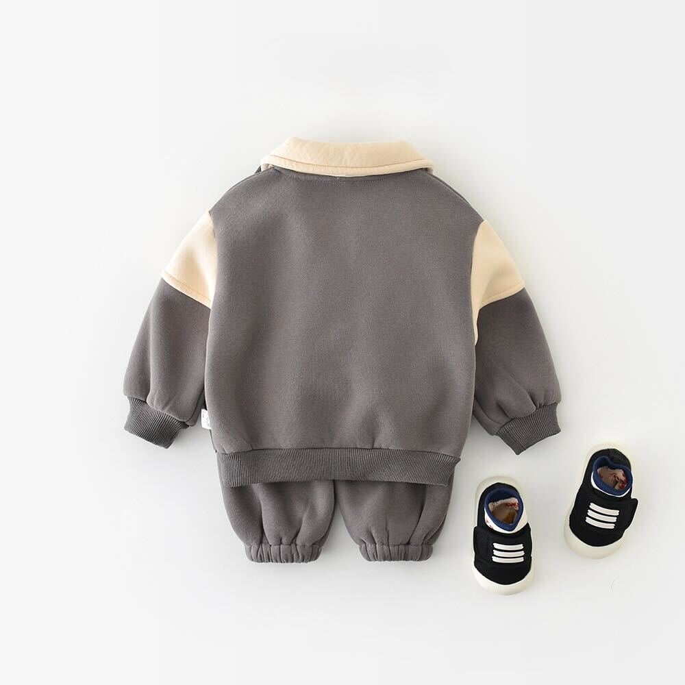 Polo sweatshirt and pants winter premium set