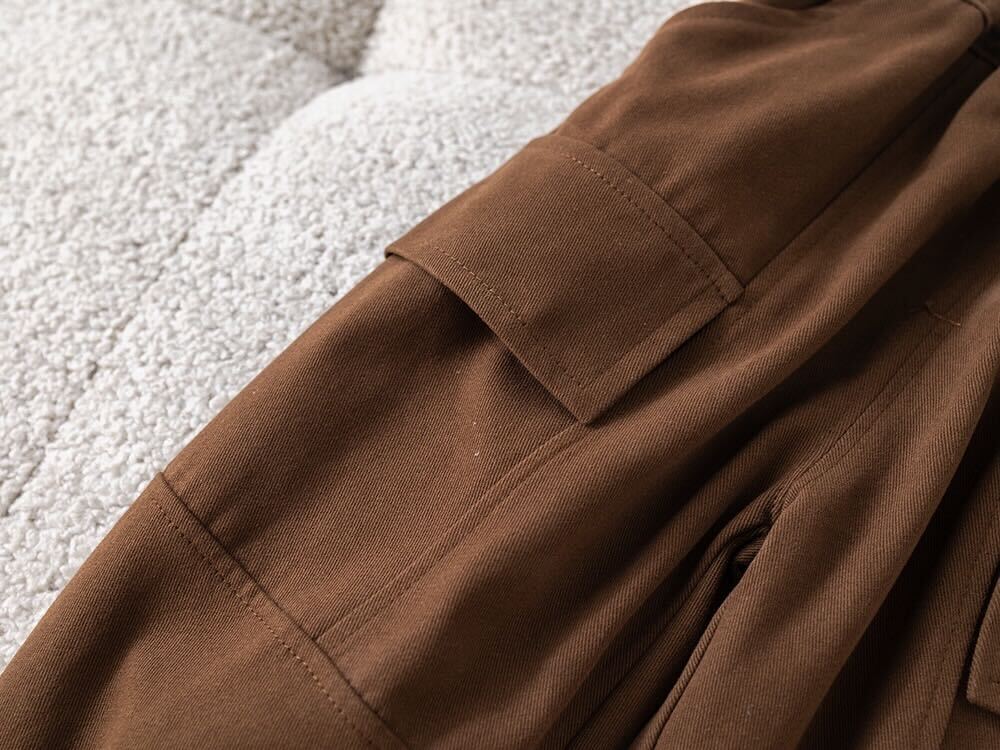 Checks shirt and cargo pants with cardigan set