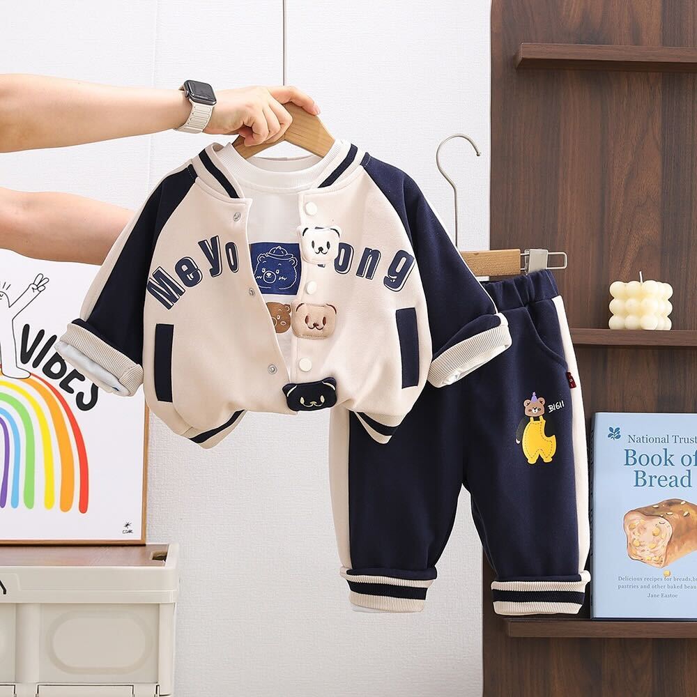 Varsity jacket winter set