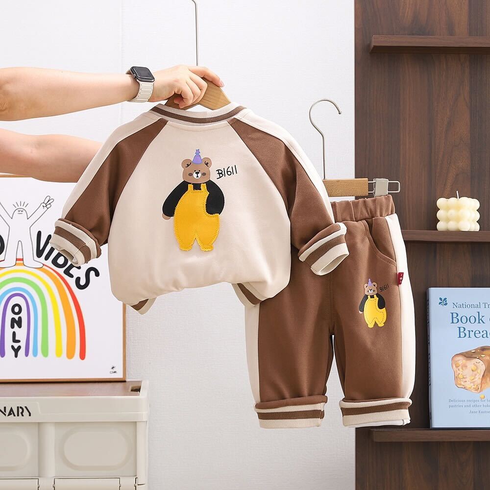 Varsity jacket winter set