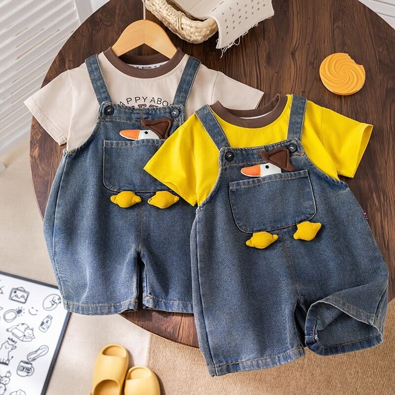 Duck dungaree set