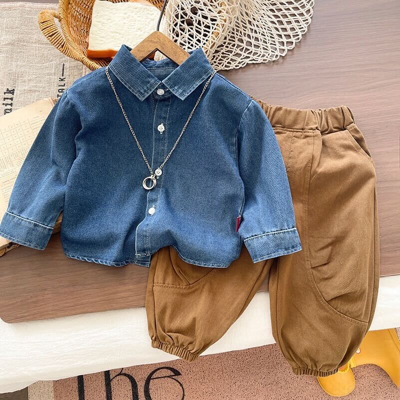 Smile sweater shirt and pants 3 piece set