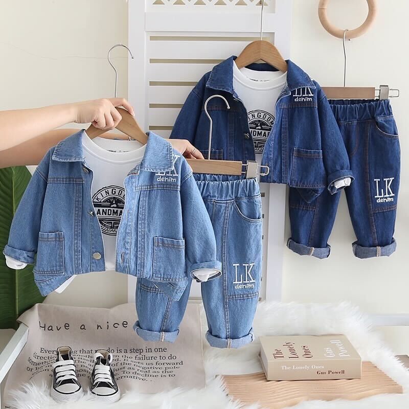 Denim set with tshirt
