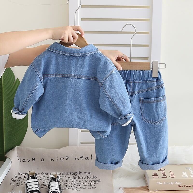 Denim set with tshirt