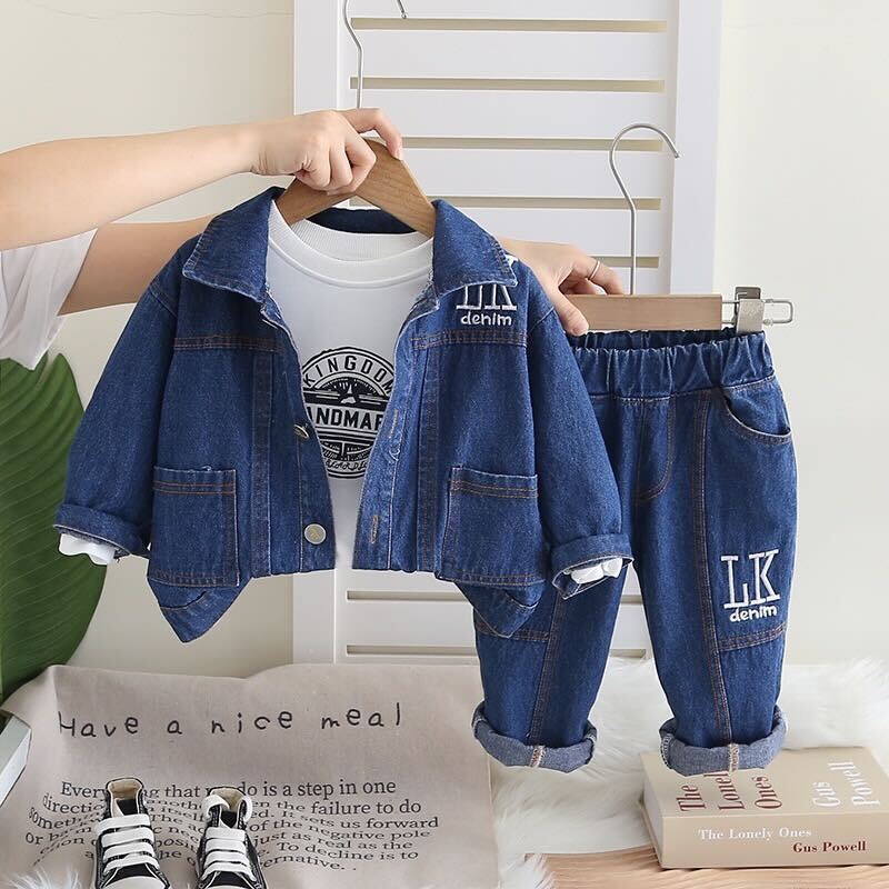 Denim set with tshirt