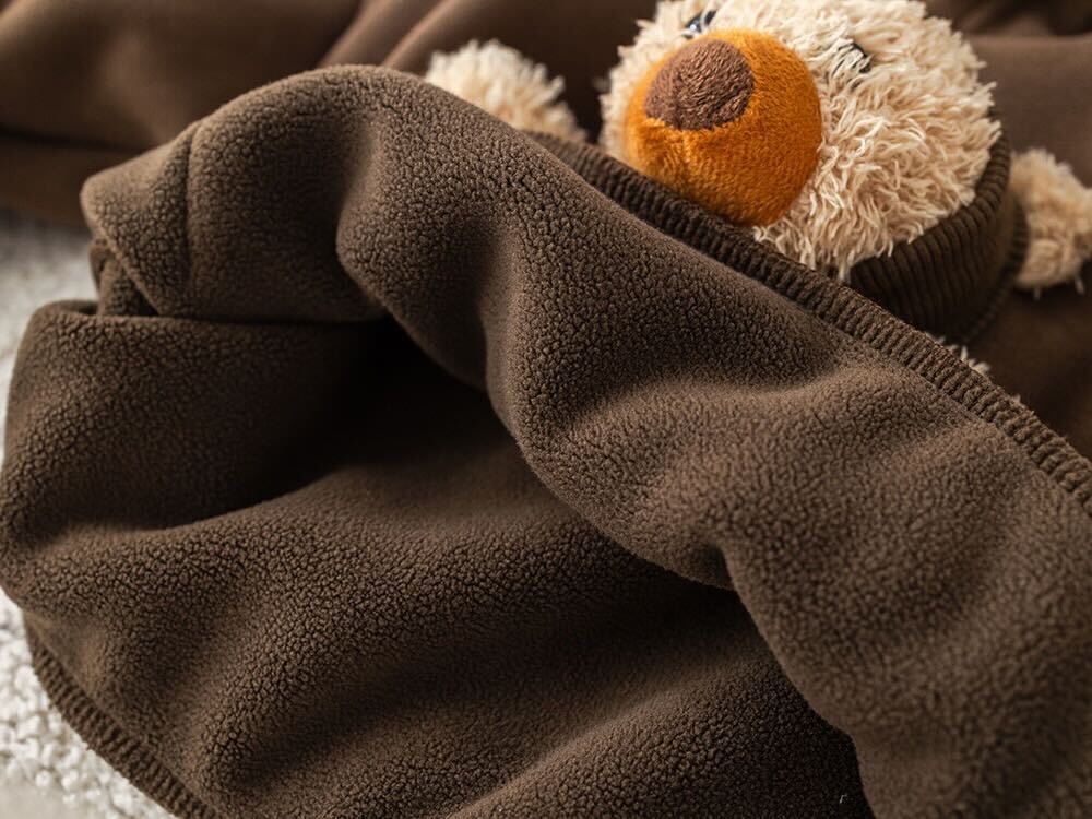 Dog hoodie winter set