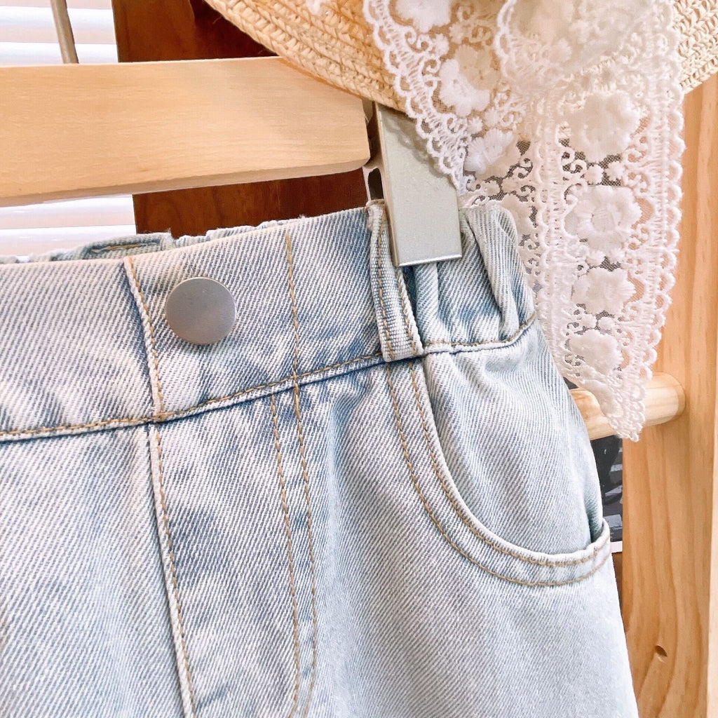 Cherry top and denim set