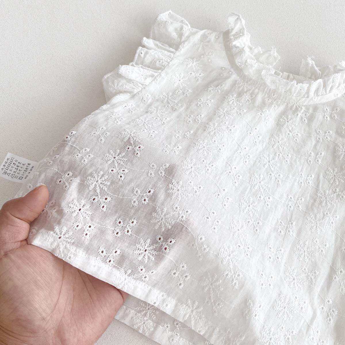 Lace top and shorts set