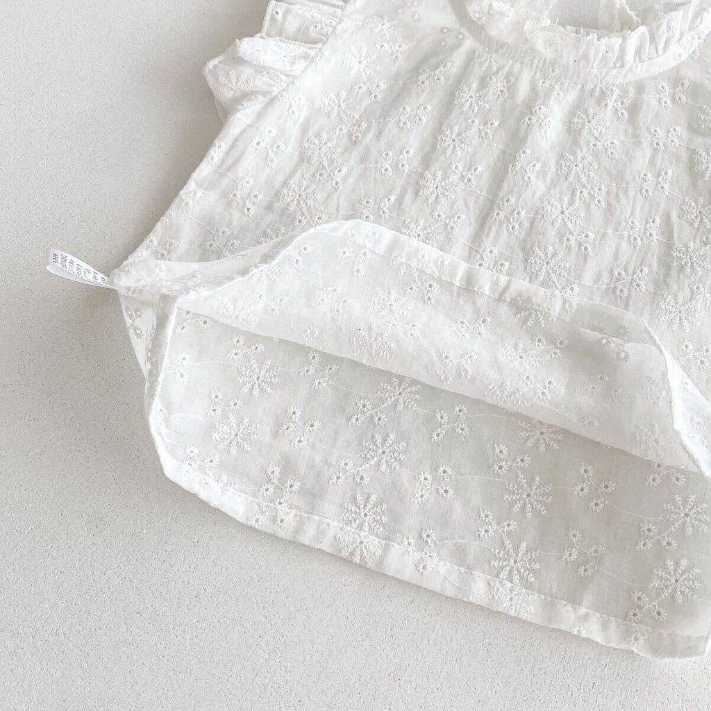 Lace top and shorts set