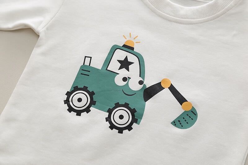 Dino jacket with tshirt and cargo set