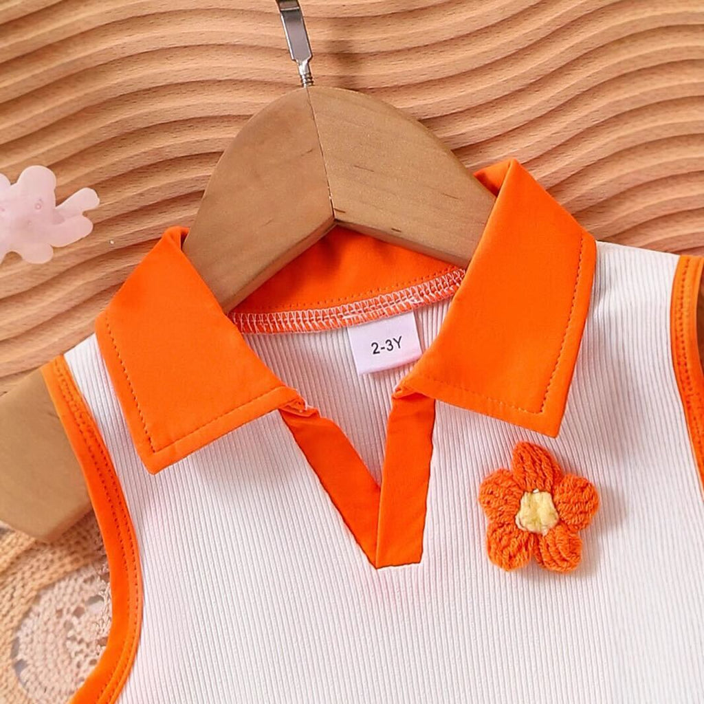 Polo top and skort set