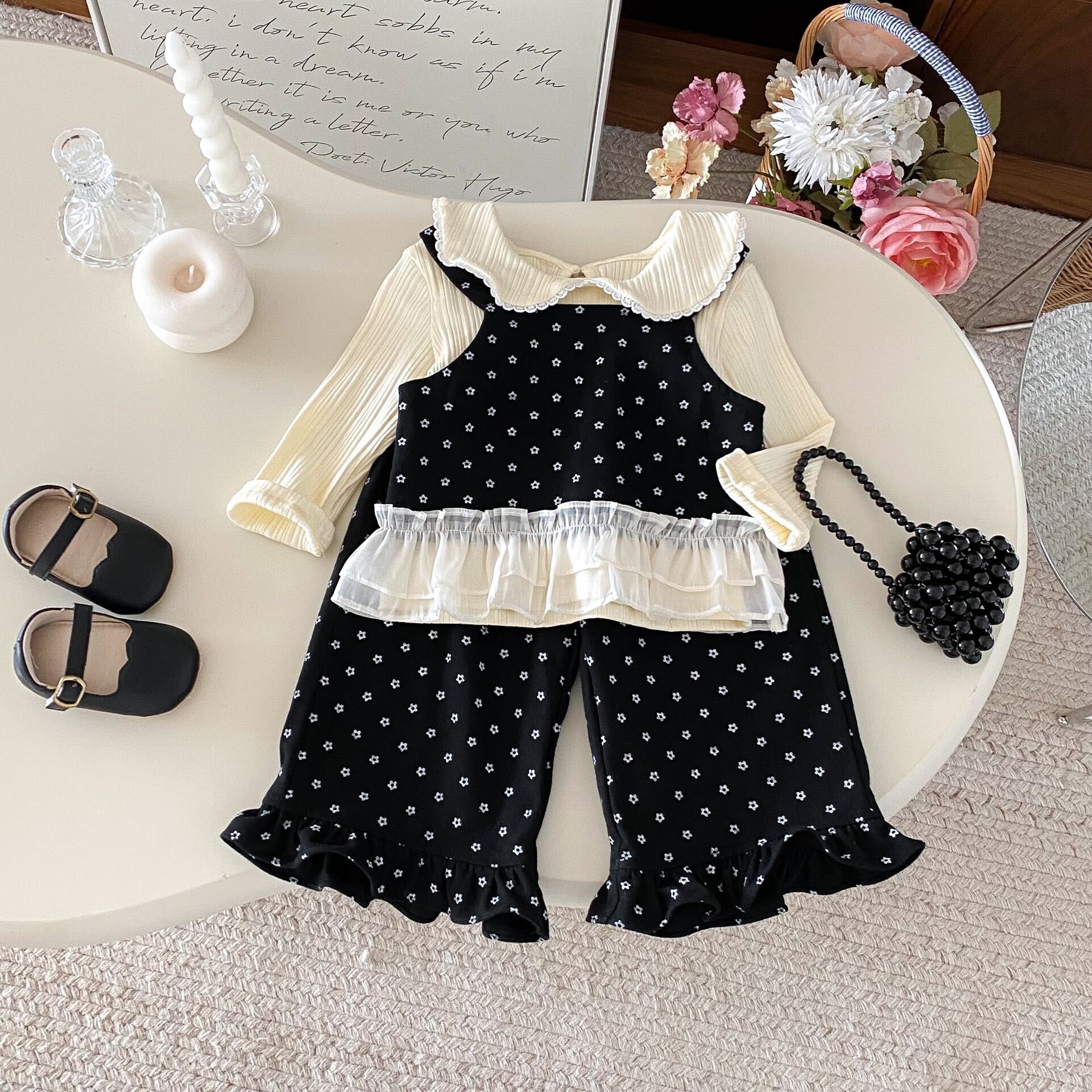 Polka dot three piece set