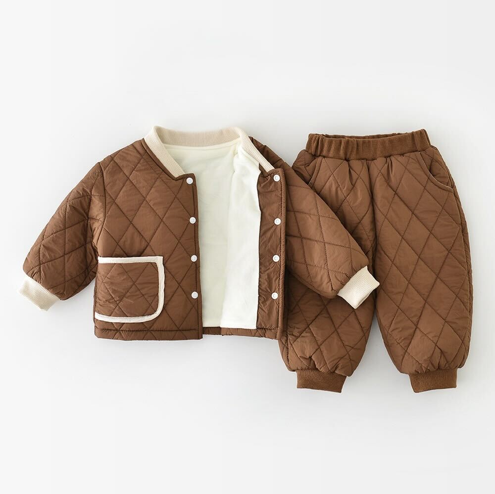 Puffer winter fluffy set