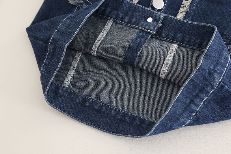 Rugged denim jacket premium set