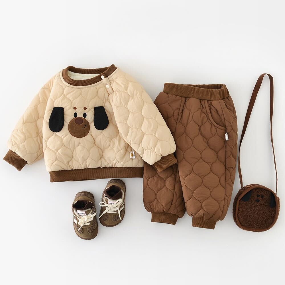 Dog winter fluffy set