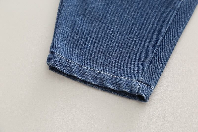 Patch pocket denim set