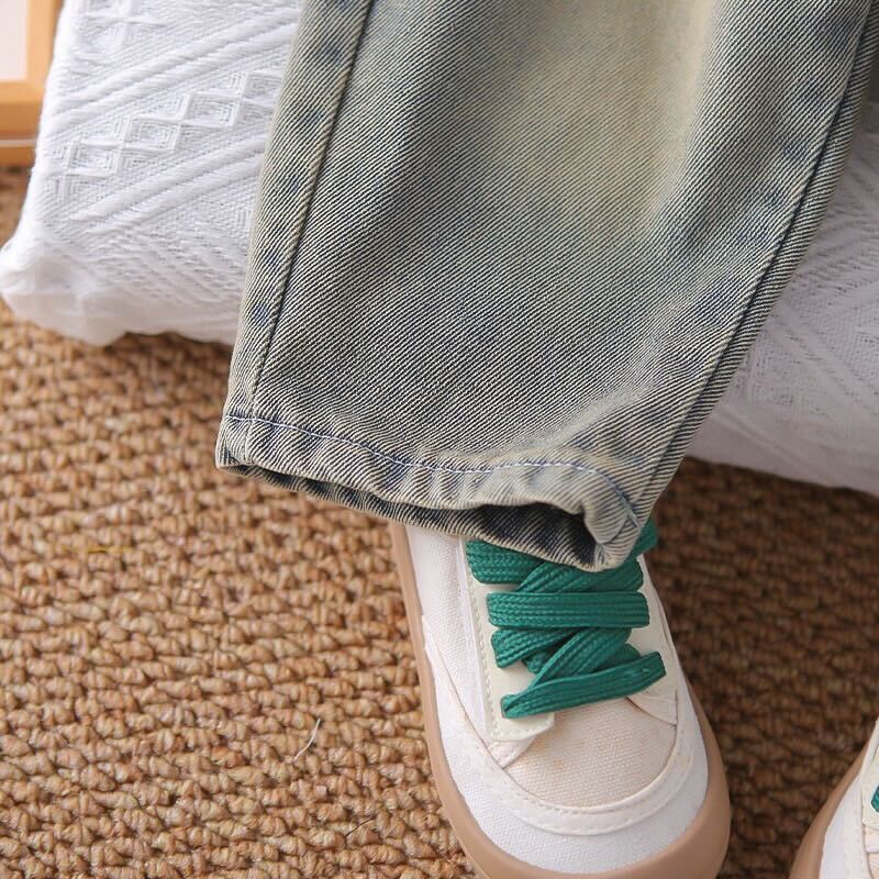 Denim vest three piece set