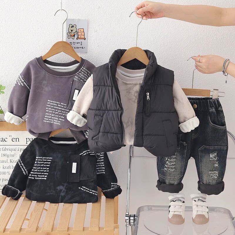 Puffer jacket 3 piece set
