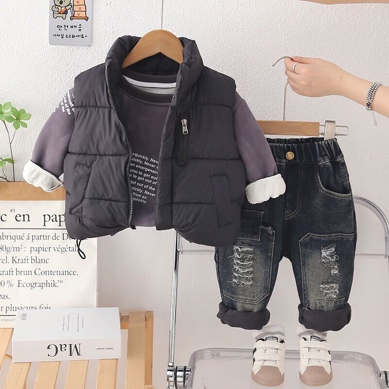 Puffer jacket 3 piece set