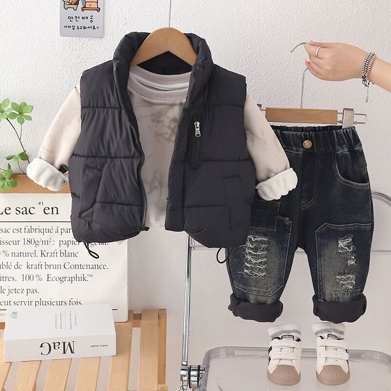 Puffer jacket 3 piece set