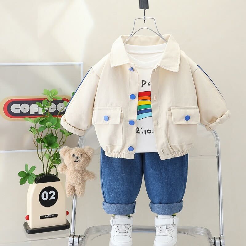 Astronaut bear jacket set