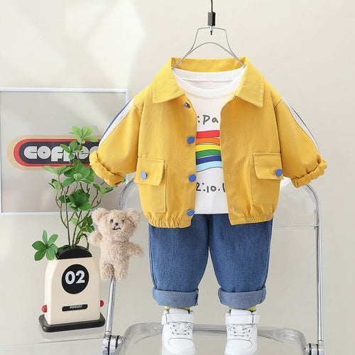 Astronaut bear jacket set