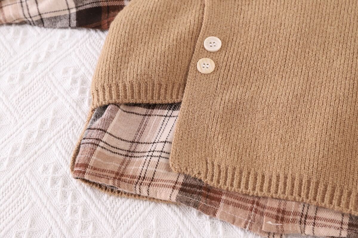 Side button sweater set