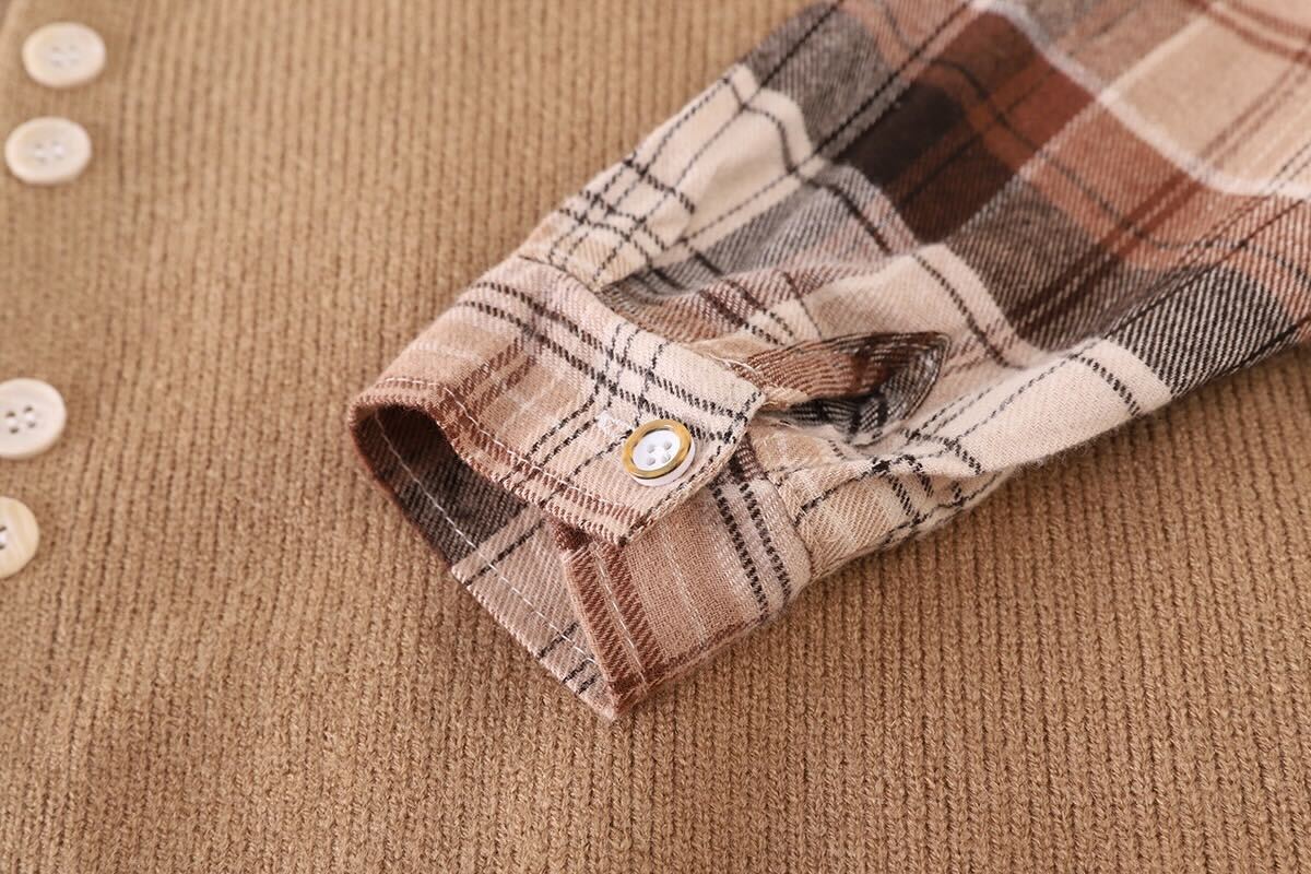 Side button sweater set