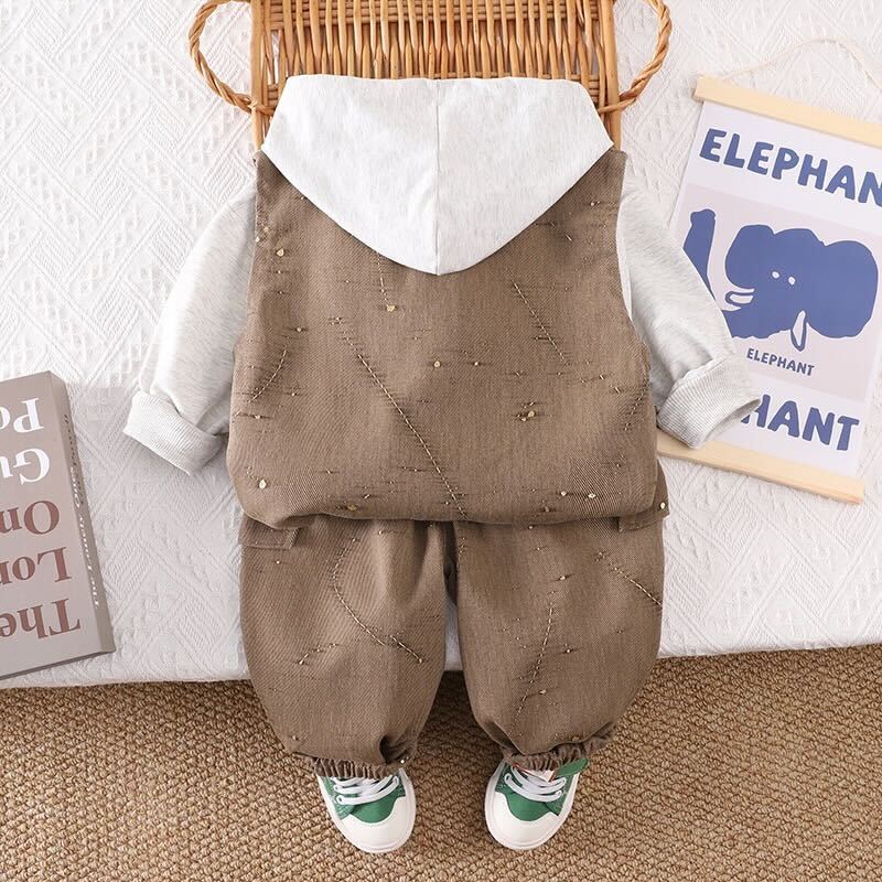 Hooded three piece set