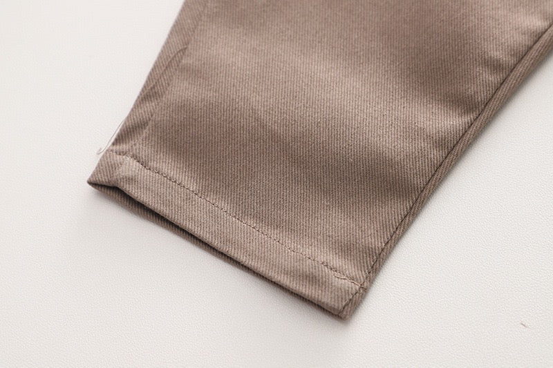 Teddy cardigan with checks shirt and cargo winter set