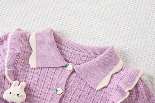 Bunny made knitted winter set