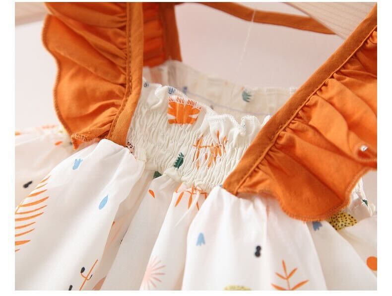Frill sleeve bloomer set