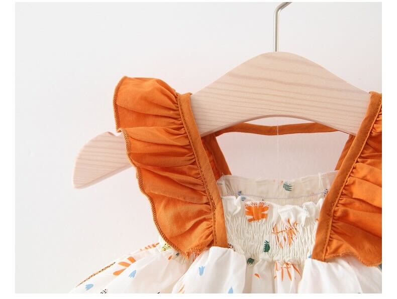 Frill sleeve bloomer set